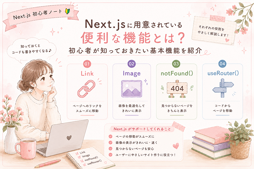 Next.jsに用意されている便利な機能とは？初心者が知っておきたい基本機能を紹介